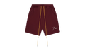 Logo Embroidered Drawstring Sweatshort "Burgundy" RHPF24SH04012