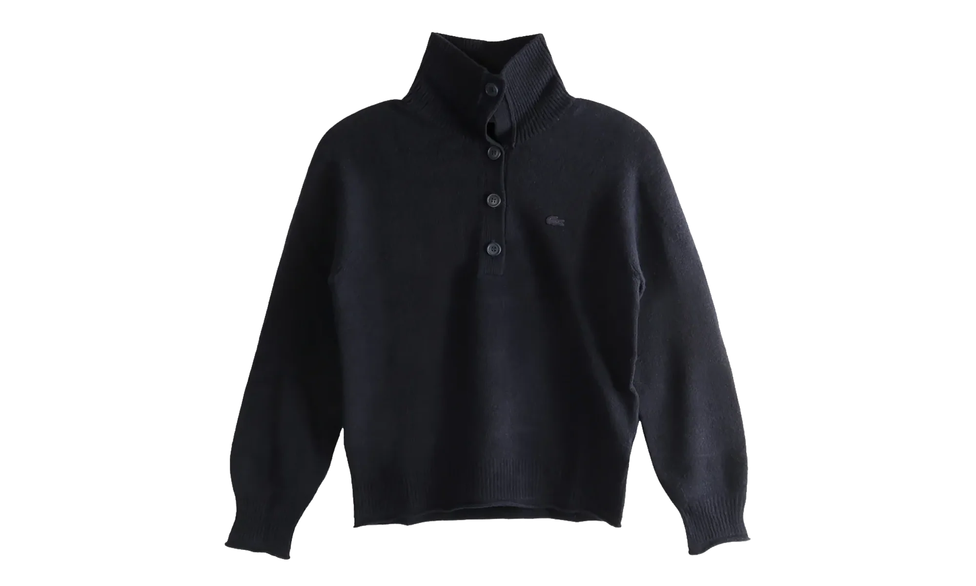 Carded Wool High Neck Sweater WMNS "Navy Blue" AF4010 166