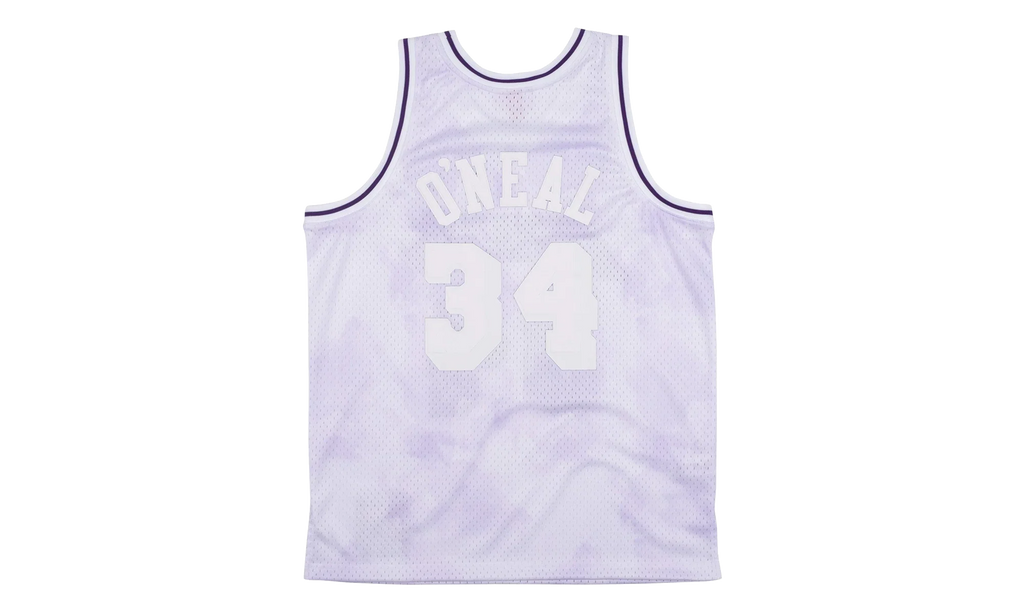 NBA Shaquille O’Neal Cloudy Skies Swingman Jersey "1996 Los Angeles Lakers - Light Purple" SMJYBW19061 LALLTPR96SON