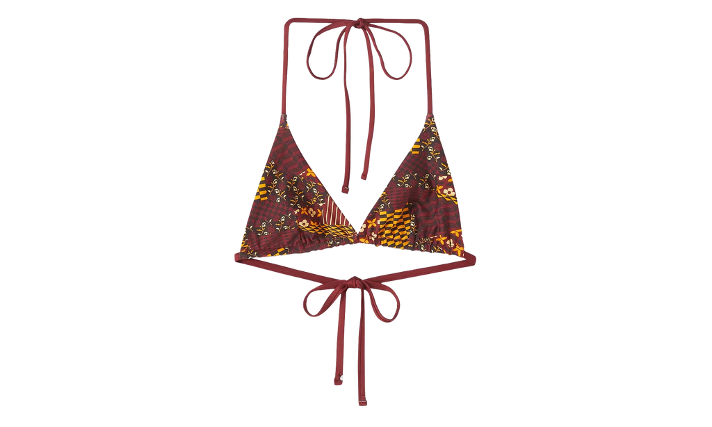 Talia Ii Geo Floral Tie Top "Multi" KITH50