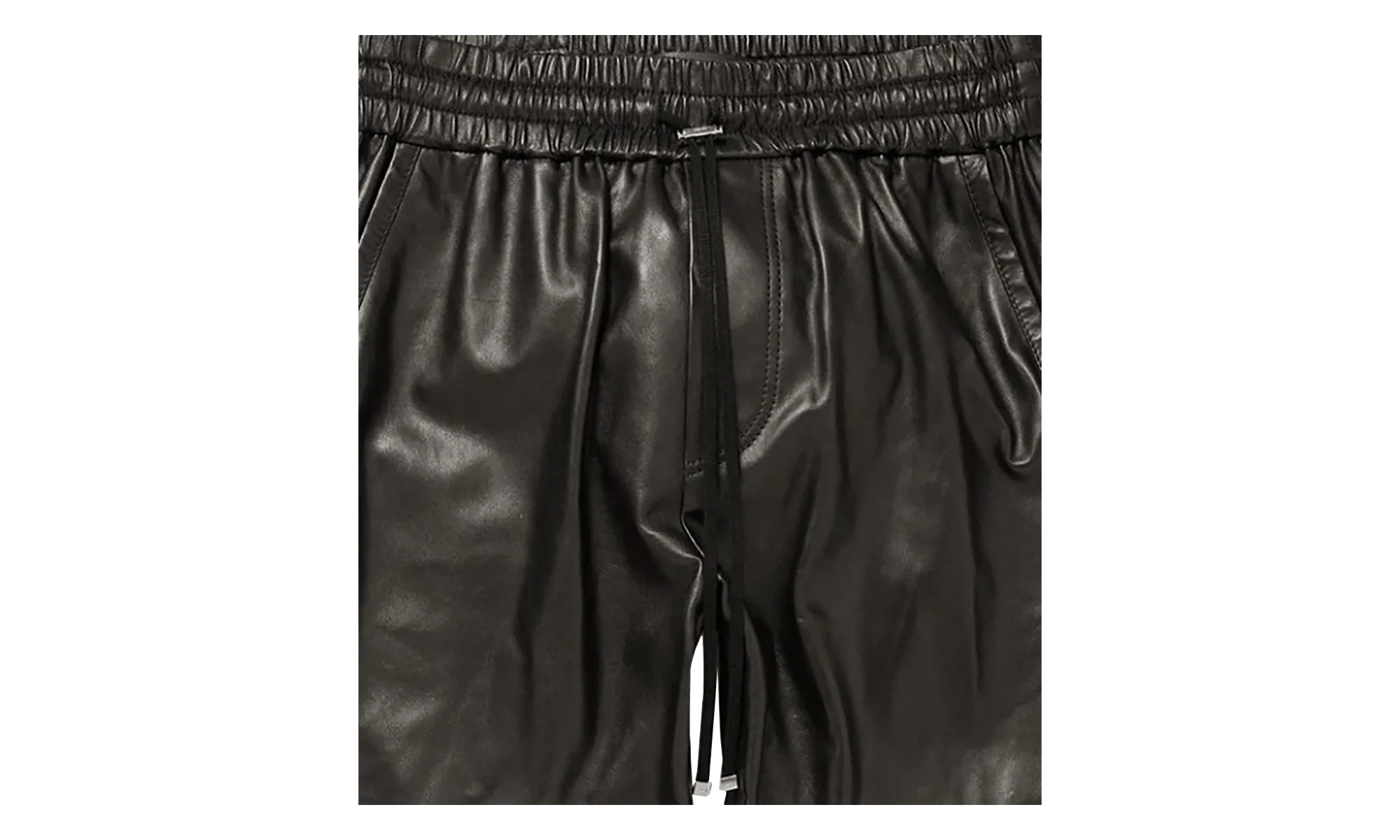 Leather Jogger Pants "Black" ALJPB