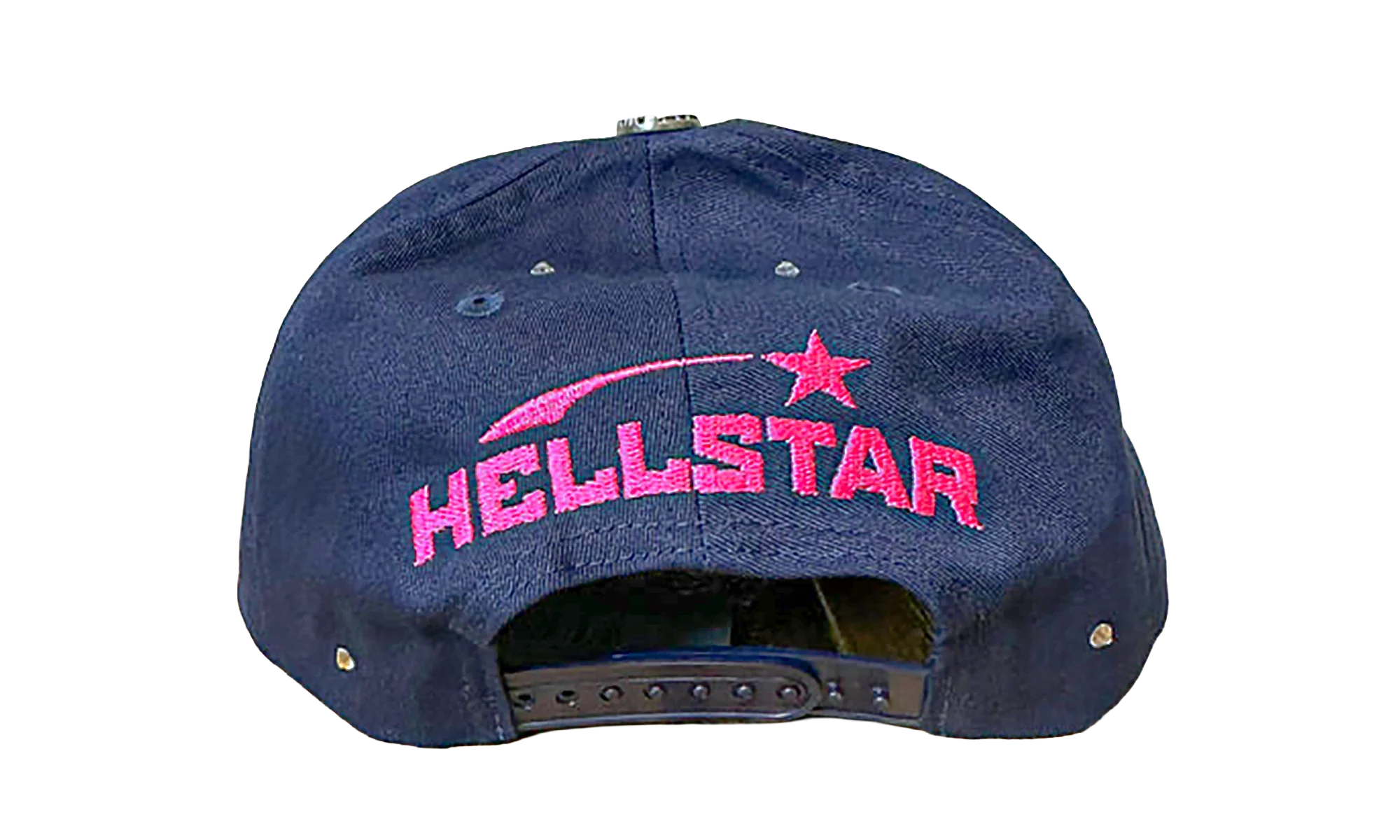 OG Logo Rhinestone Fitted Hat "Navy / Pink" HSR129