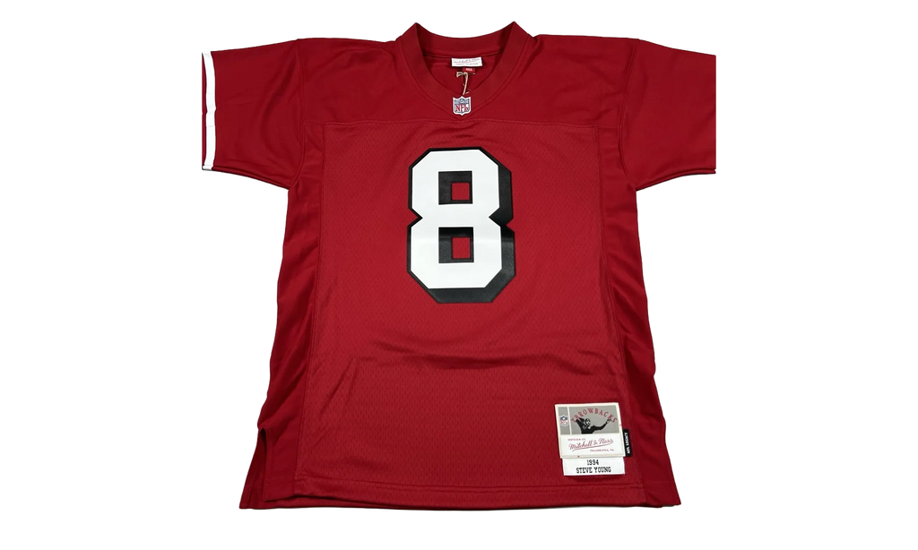 NFL Steve Young Legacy Jersey "1994 San Francisco 49ers - Scarlet" LGJY3194 SF494SYOSCAR
