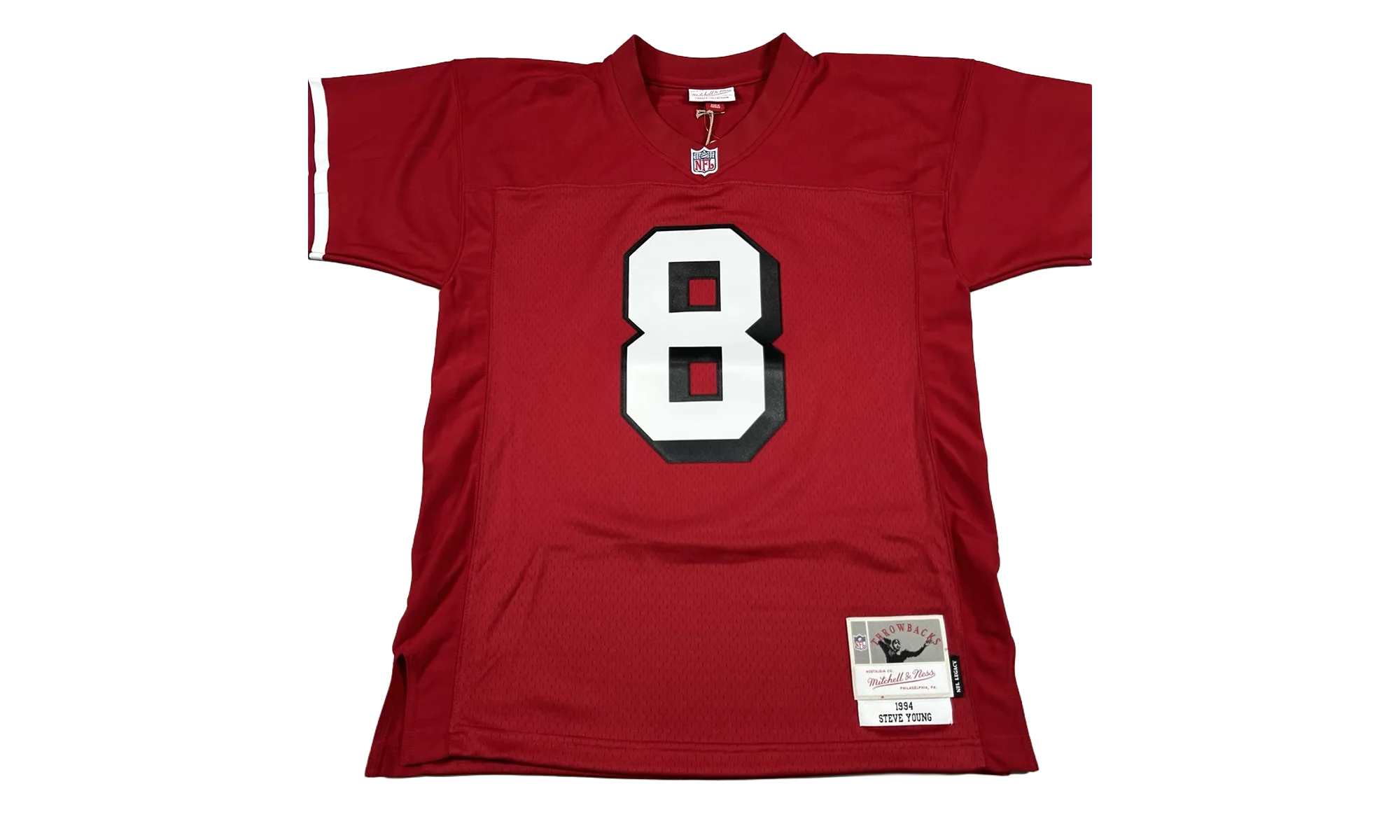 NFL Steve Young Legacy Jersey "1994 San Francisco 49ers - Scarlet" LGJY3194 SF494SYOSCAR