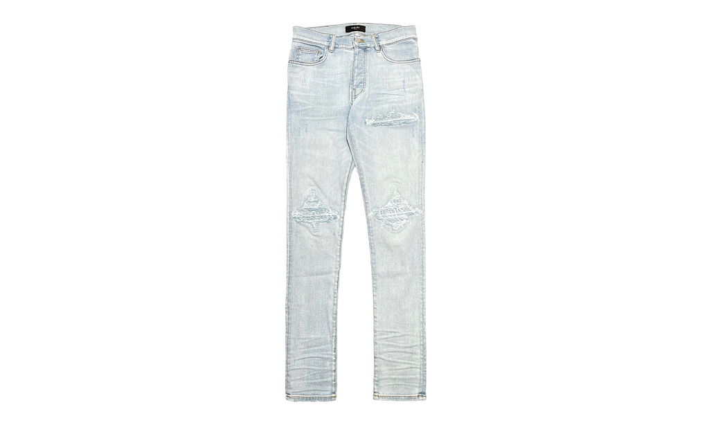 MX1 Bandana Jacquard Patch Jeans "Vintage Black" AMDNSY1044