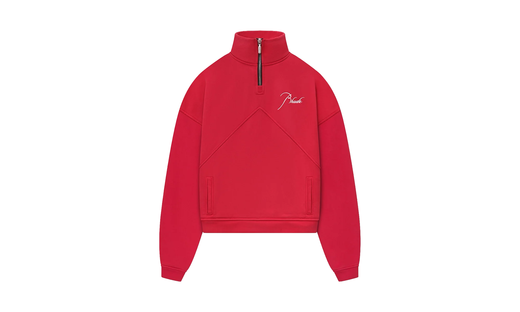 Quarter Zip Sweater "Red" RHSS24TT13167278