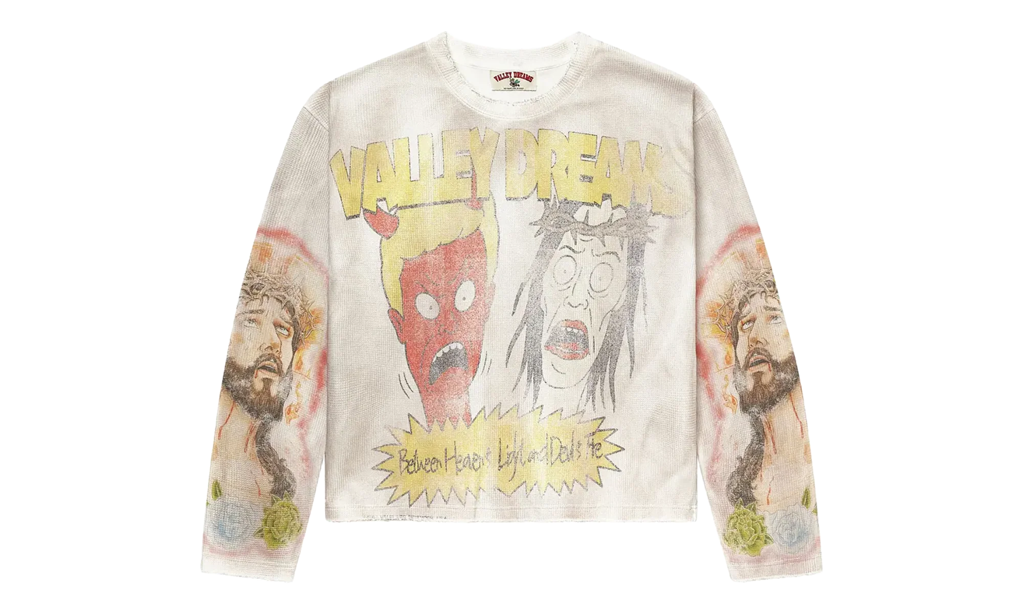 Riot Riot Thermal Sweatshirt "White" VAL86
