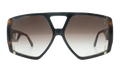 Hexagon Sunglasses "Black/Havana" MCM671S-019