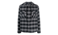 Arrow Hoodie Flannel Shirt "Black / White" OMGA125F21FAB0010501