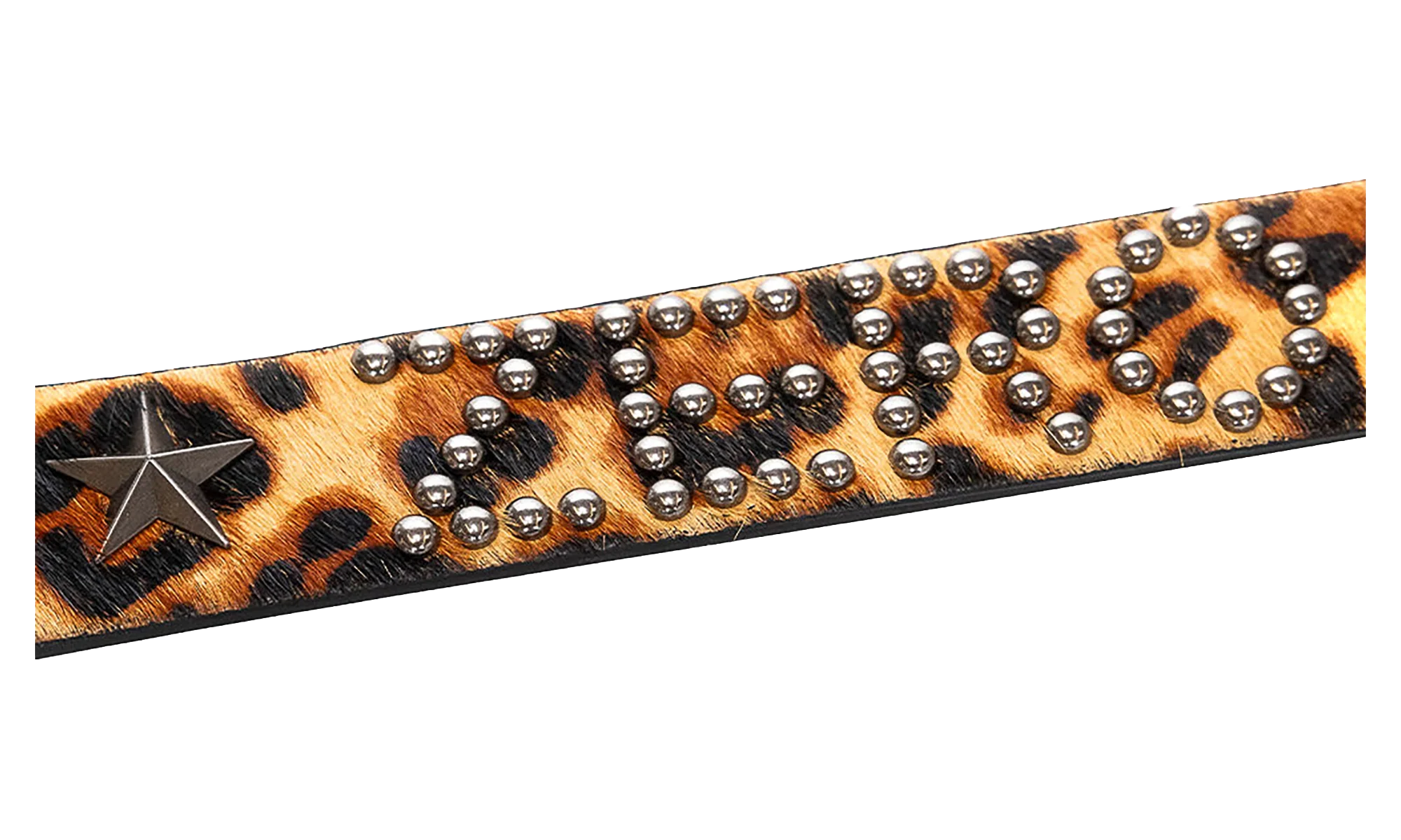 Leopard Studded Belt "Zero - Leopard" P26SPZ018 LPD