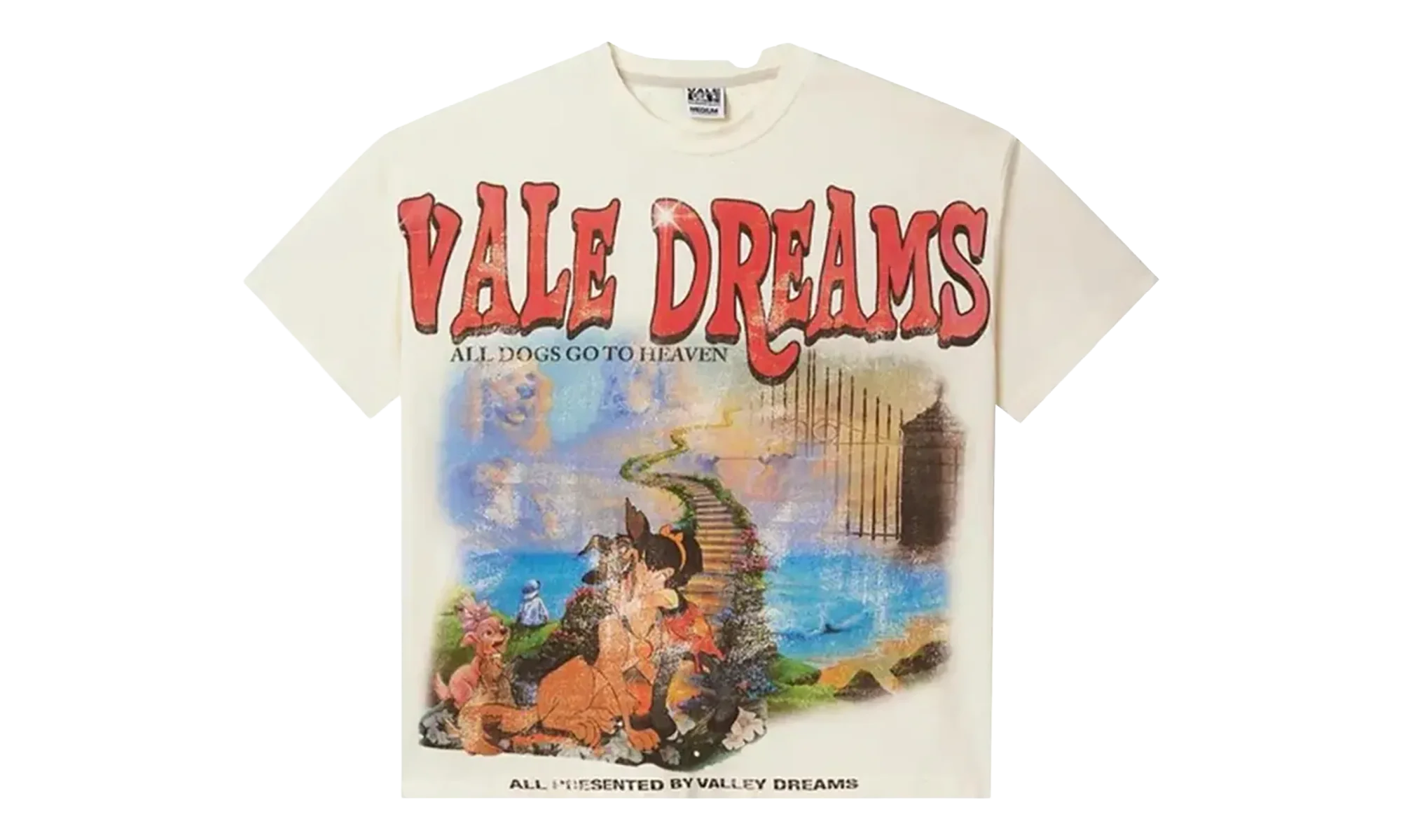 All Dogs Go To Heaven Tee "Cream" VAL131