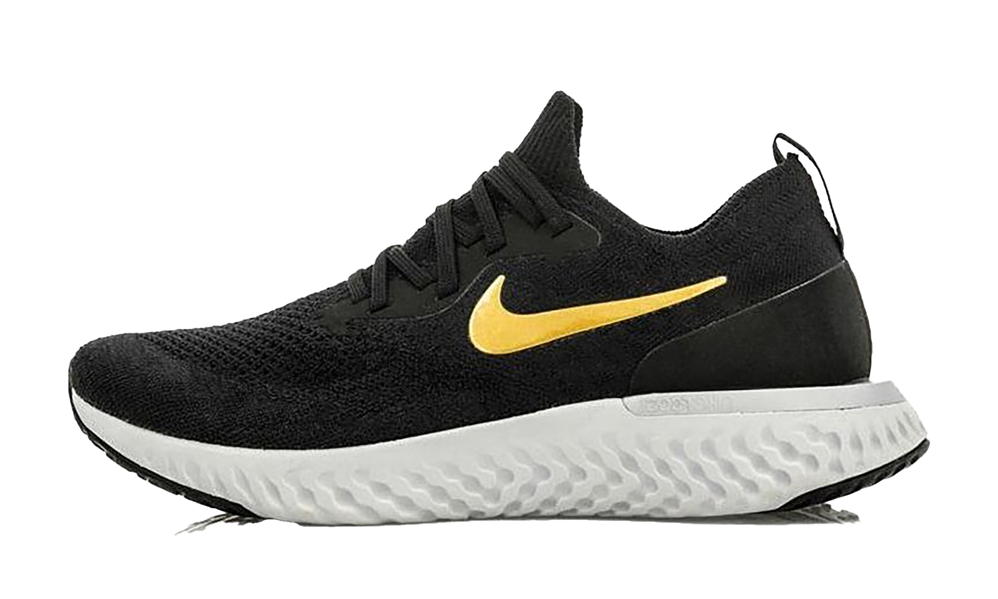 Epic React Flyknit Wmns"Black/ Metallic Gold" AQ0070 013