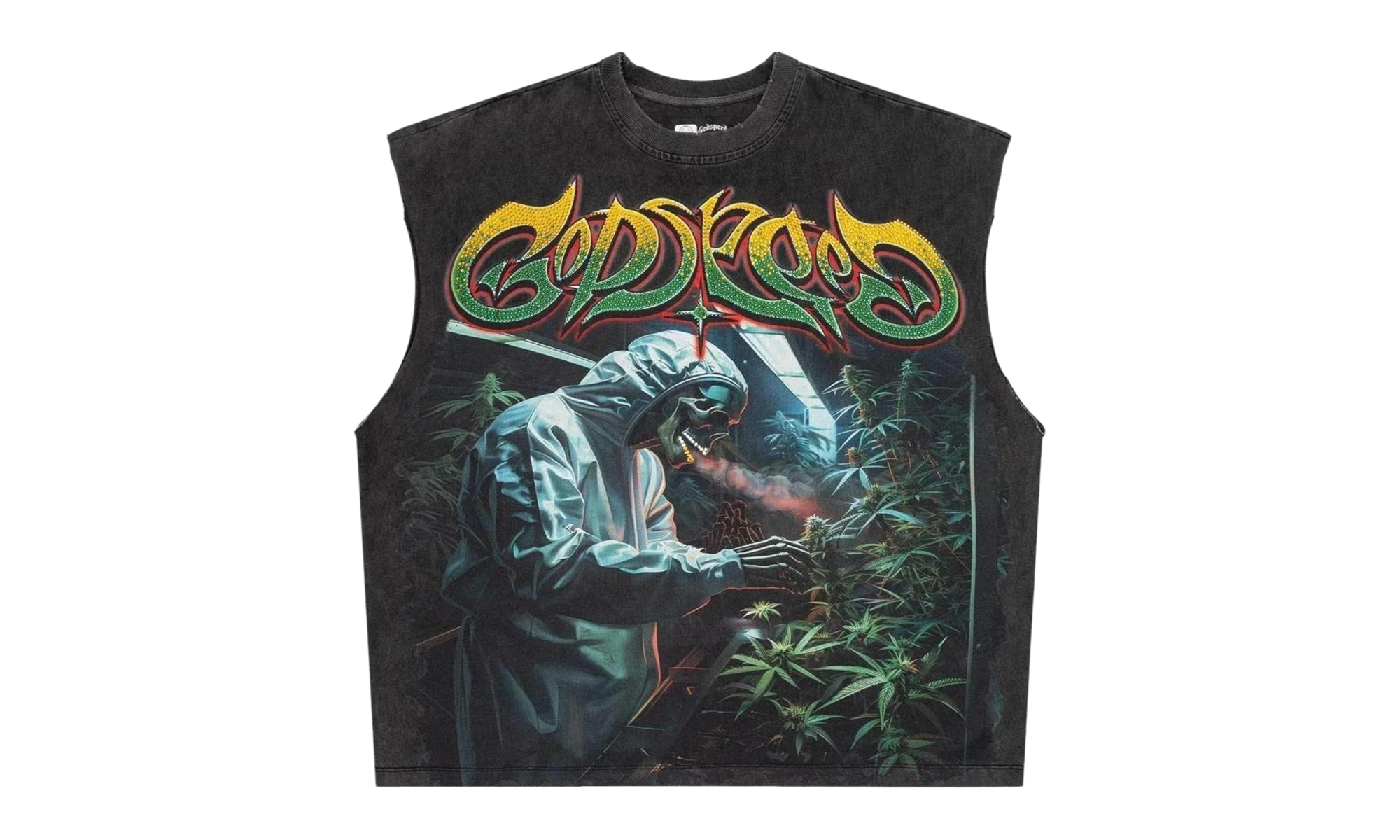 420 Indoor VVS Sleeveless T-Shirt "Grey Wash" 10053660