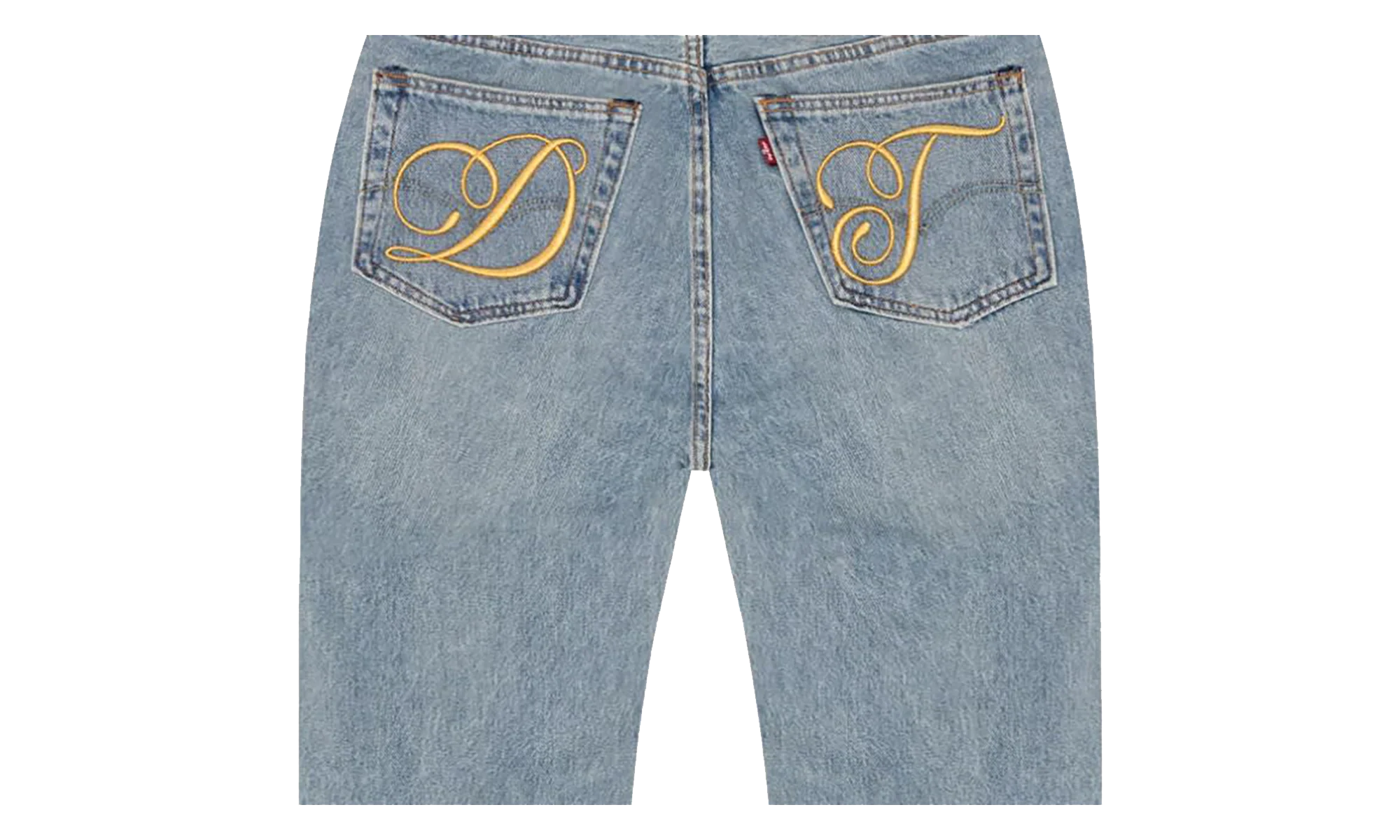 DT Metallic Gold Script 501 "Light Wash" DT397
