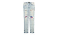 MX1 Bandana Patch Jeans "Light Indigo Rainbow" AMRBLI USED 1 NEW
