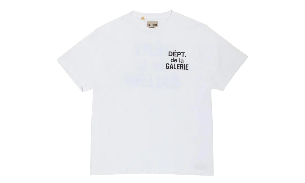 French T-Shirt "White / Black" GD016