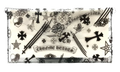 Translucent Logo All Over Pouch "Black" CHRM0911