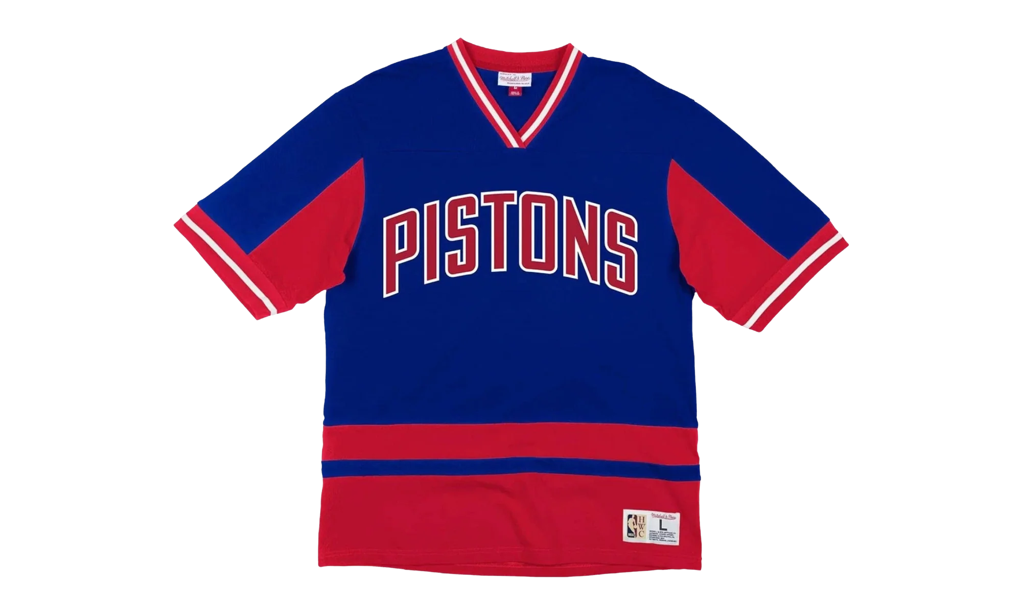 NBA Final Seconds V-Neck "Detroit Pistons - Royal" VNECAJ19019 A DPIROYA