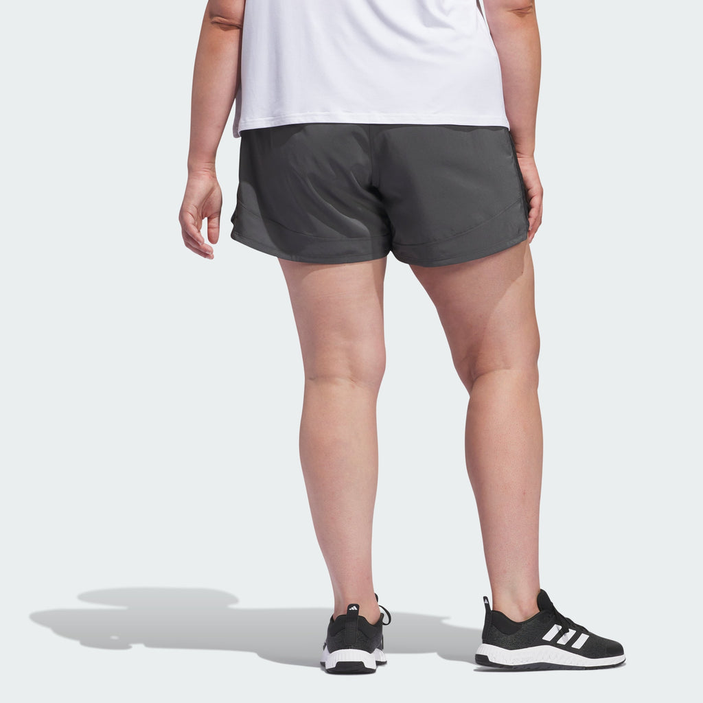 Women's adidas Pacer 3-Stripes Woven Shorts (Plus Size)
