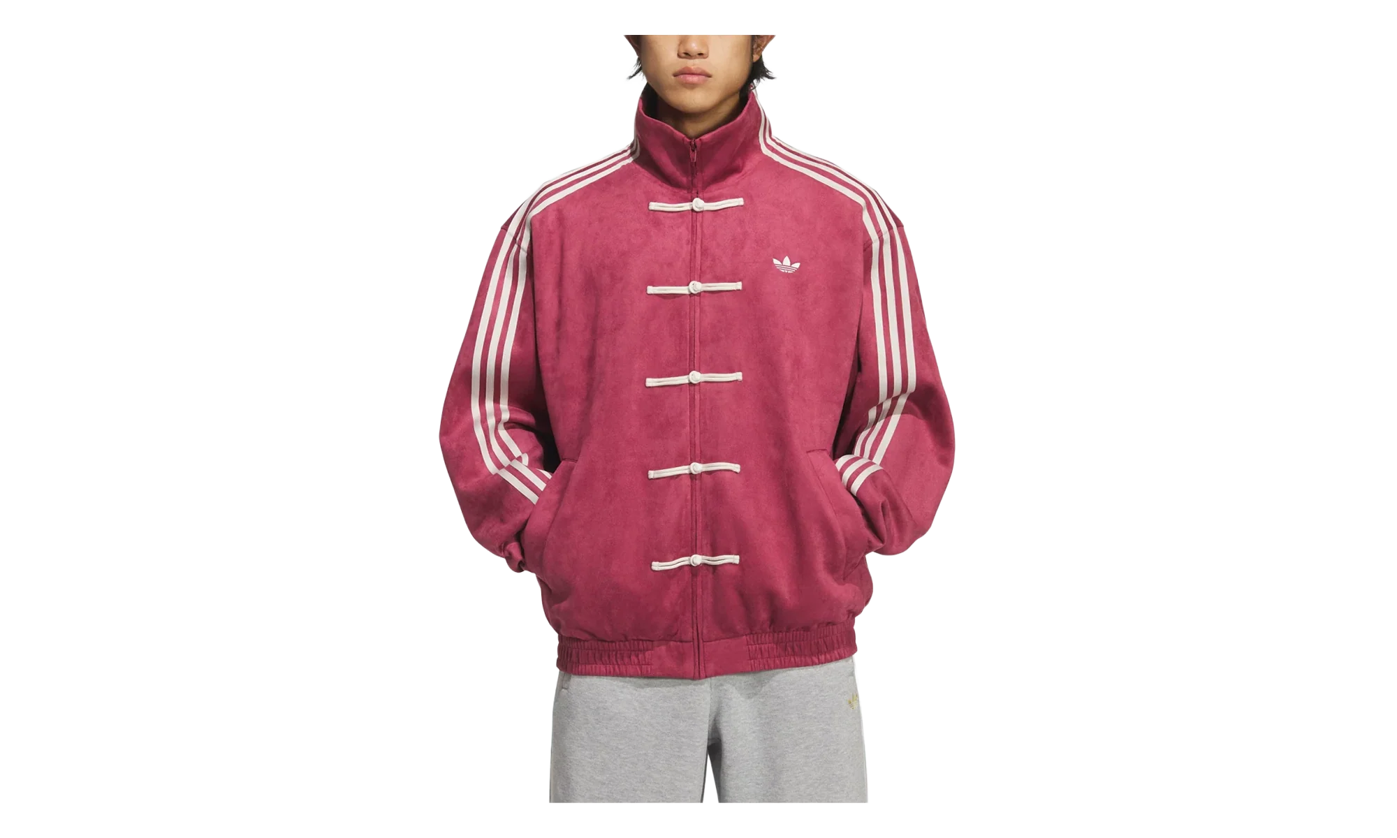 CTT Chinese Track Top 3.1 Gender Neutral Jacket "Collegiate Burgundy" KR0294