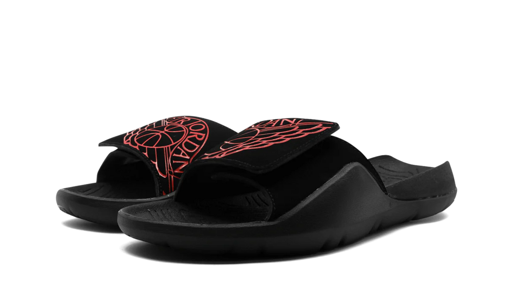 Jordan Hydro 7 "BLACK / UNIVERSITY RED-BLACK" AA2517 062