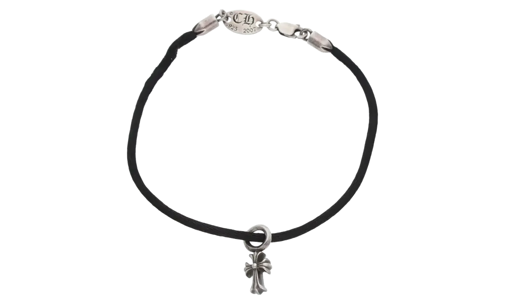 KZ Casette CH Cross Silk Bracelet "Black" CHRM0778