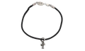 KZ Casette CH Cross Silk Bracelet "Black" CHRM0778