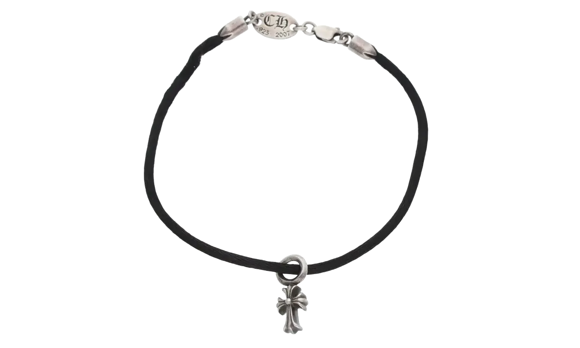 KZ Casette CH Cross Silk Bracelet "Black" CHRM0778