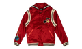 Satin Logo Cape Varsity Jacket "Red" 4925 100000308SLCV RED
