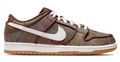 SB Dunk Low Pro Paisley Brown
