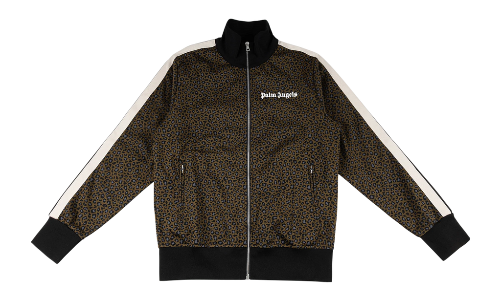 Leopard Track Jacket "Black / White / Brown" PMBD001S22FAB0135610