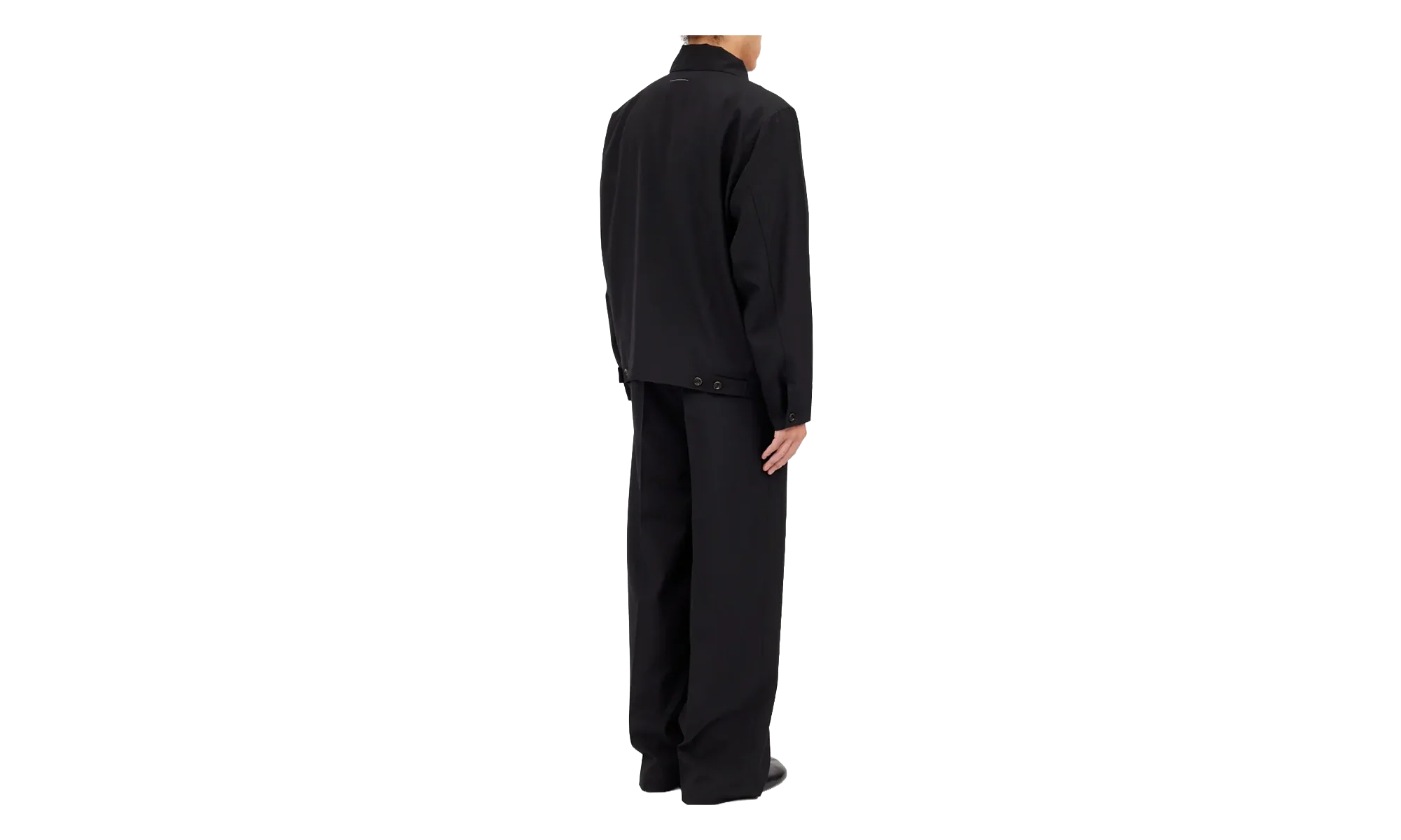 Light Wool Blend Zip Jacket "Black" SH0AM0069M35436900