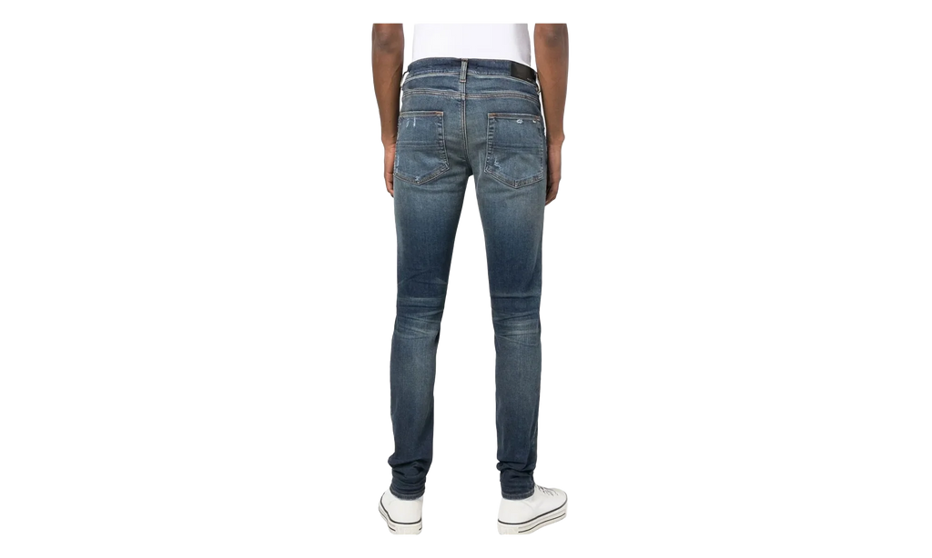 Broken Denim Jeans "Deep Classic Blue" PXMD004 403