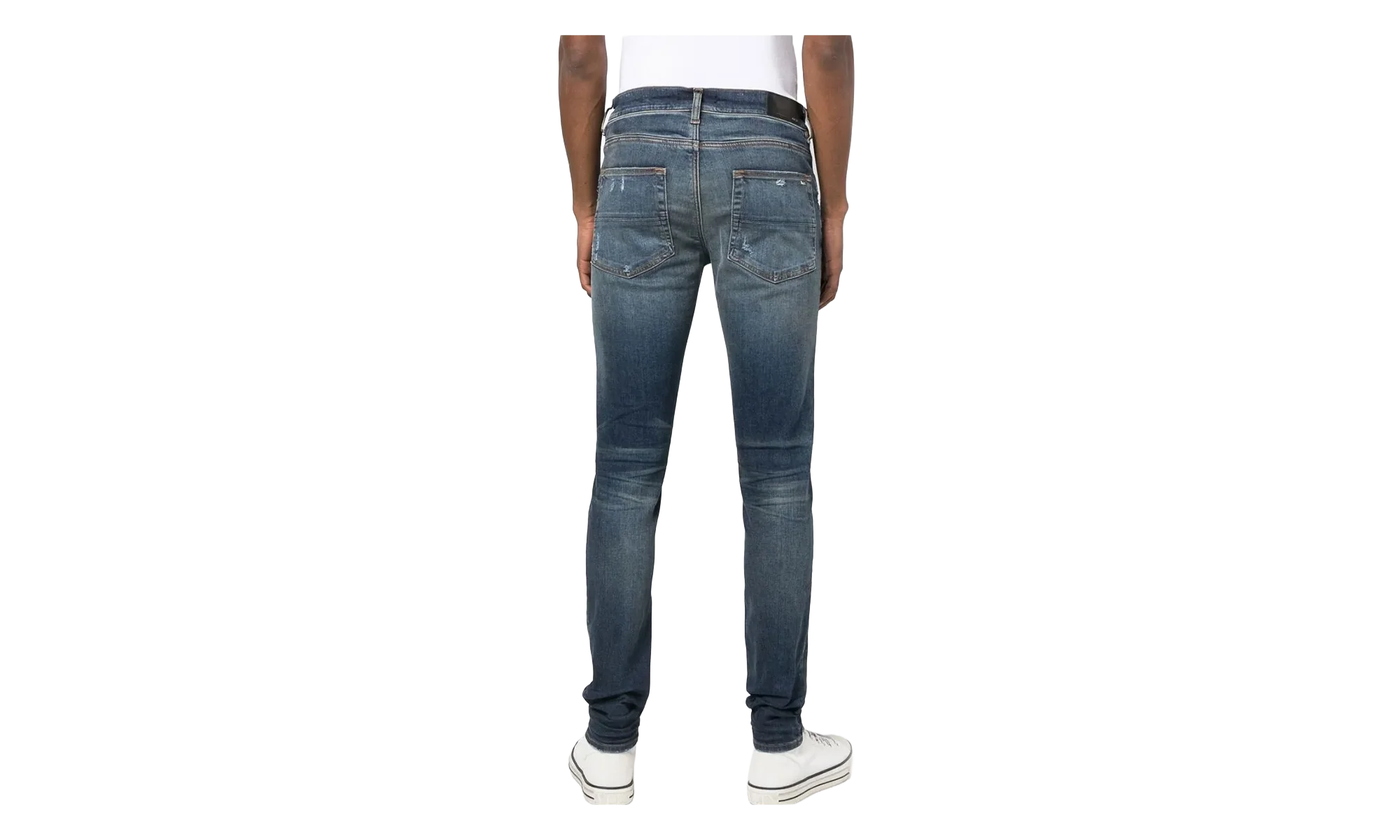 Broken Denim Jeans "Deep Classic Blue" PXMD004 403