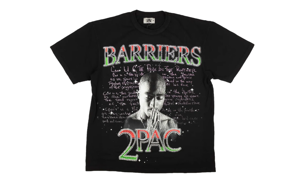 Tupac Short Sleeve T-Shirt "Black" BAR39