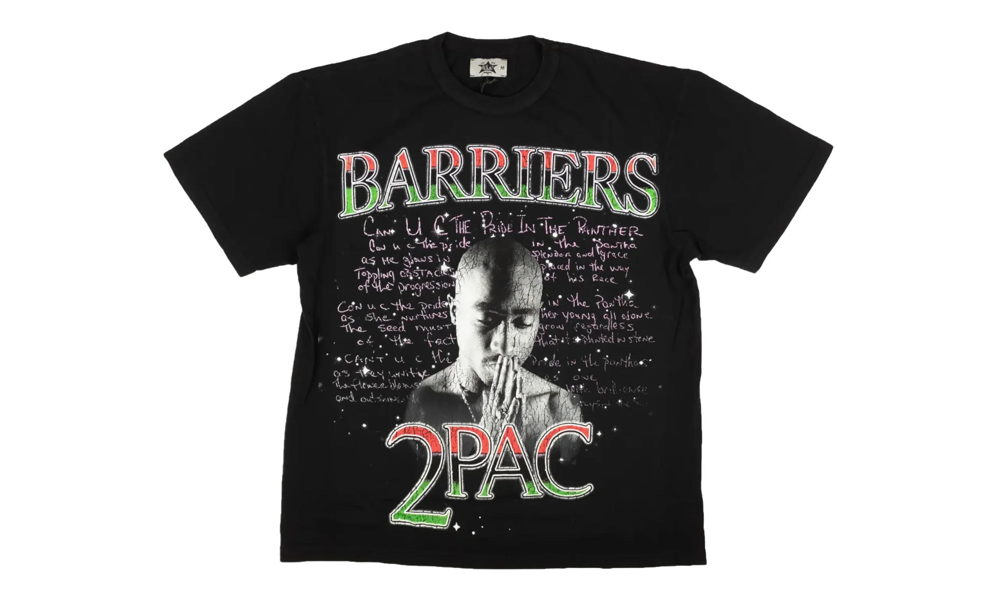 Tupac Short Sleeve T-Shirt "Black" BAR39