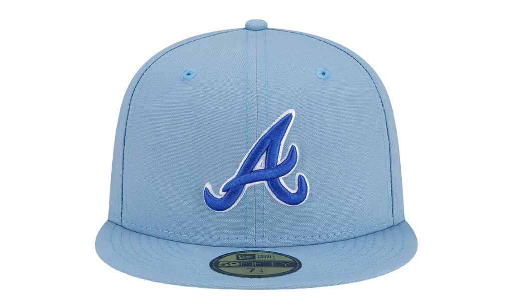 59FIFTY MLB ATLANTA BRAVES FITTED HAT "ERIC EMANUEL - Light Blue" EE433