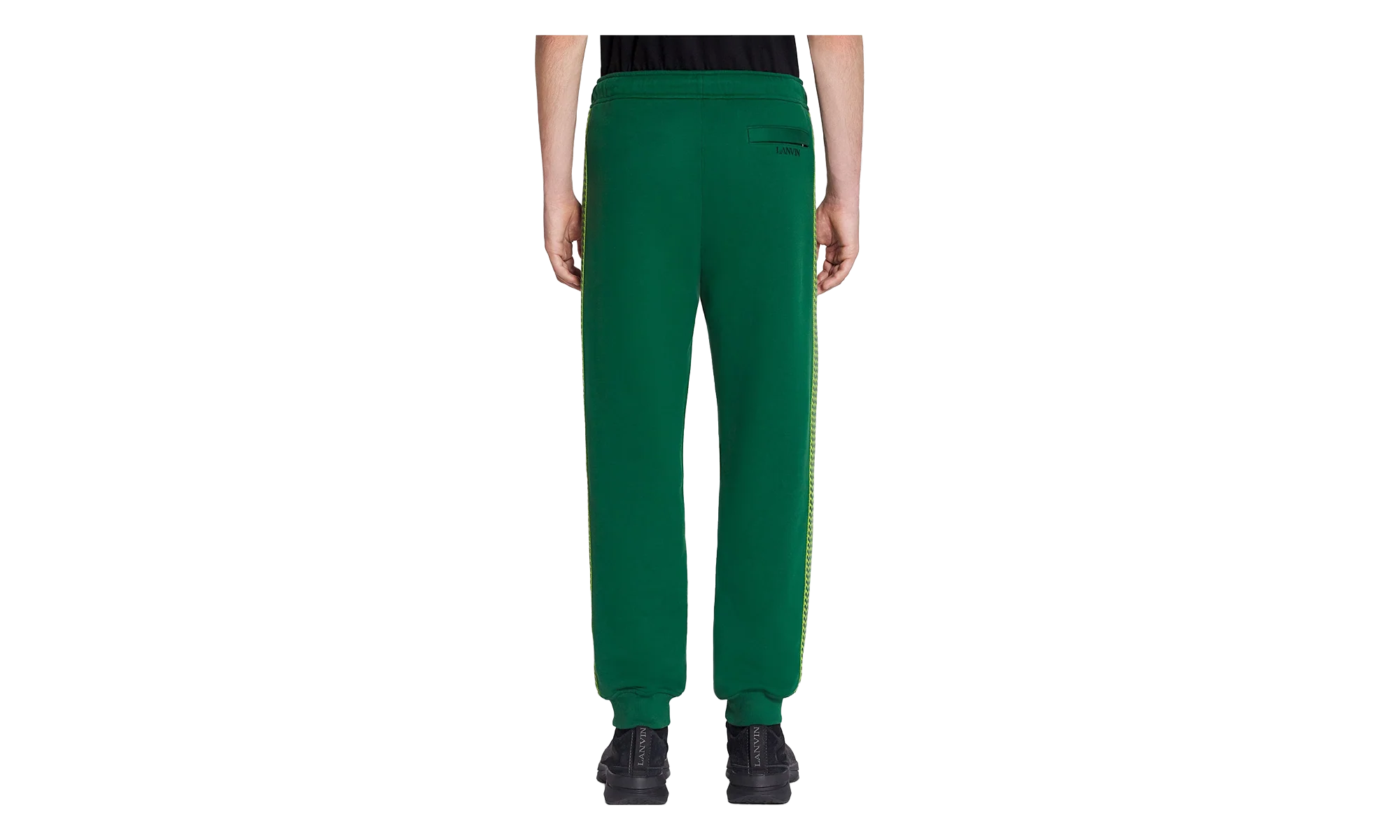 KNIT SIDE STRIPE TROUSERS "Green" RM TR0063 J212 P24 474