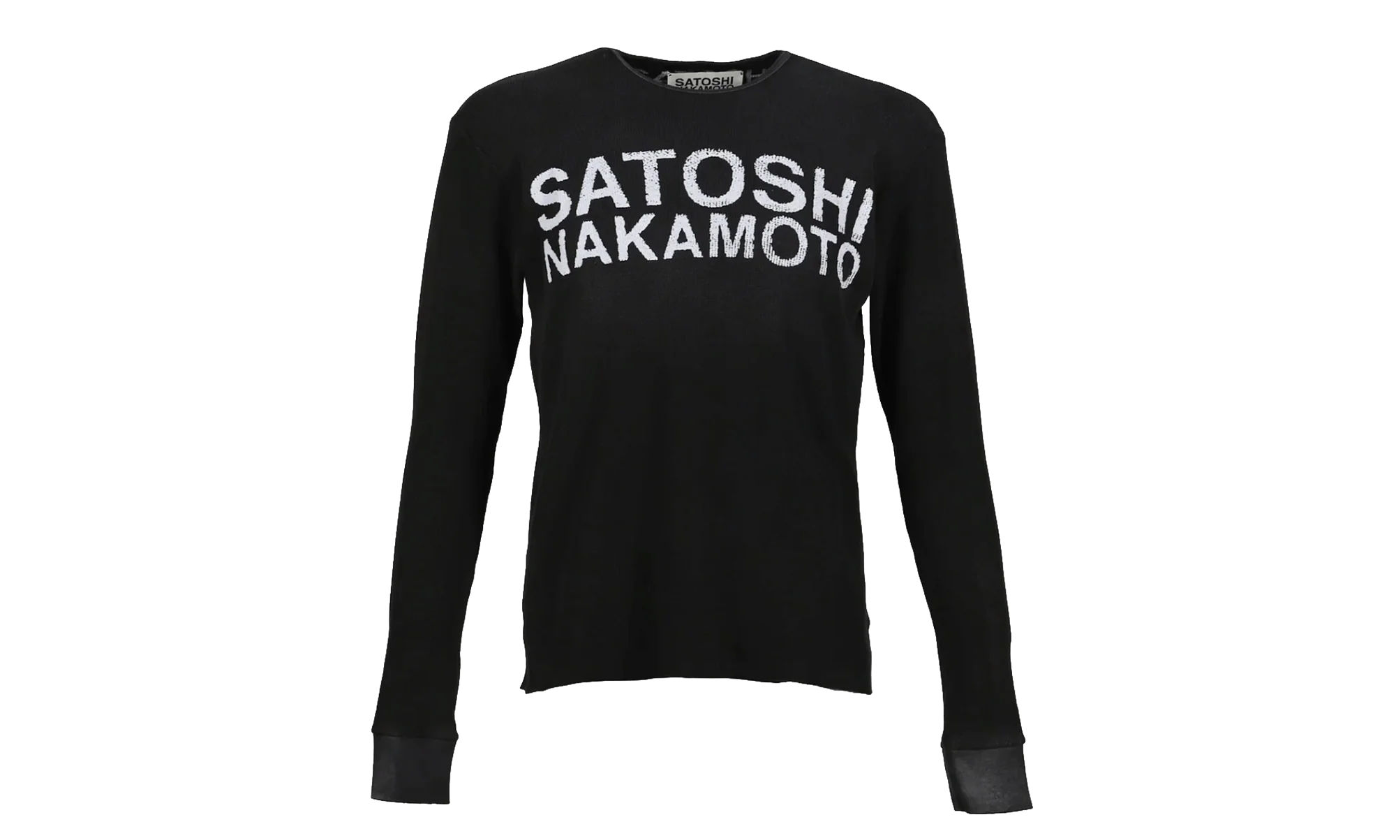 Logo Thermal Long Sleeve Shirt "Black White" FW25LS001 BLK