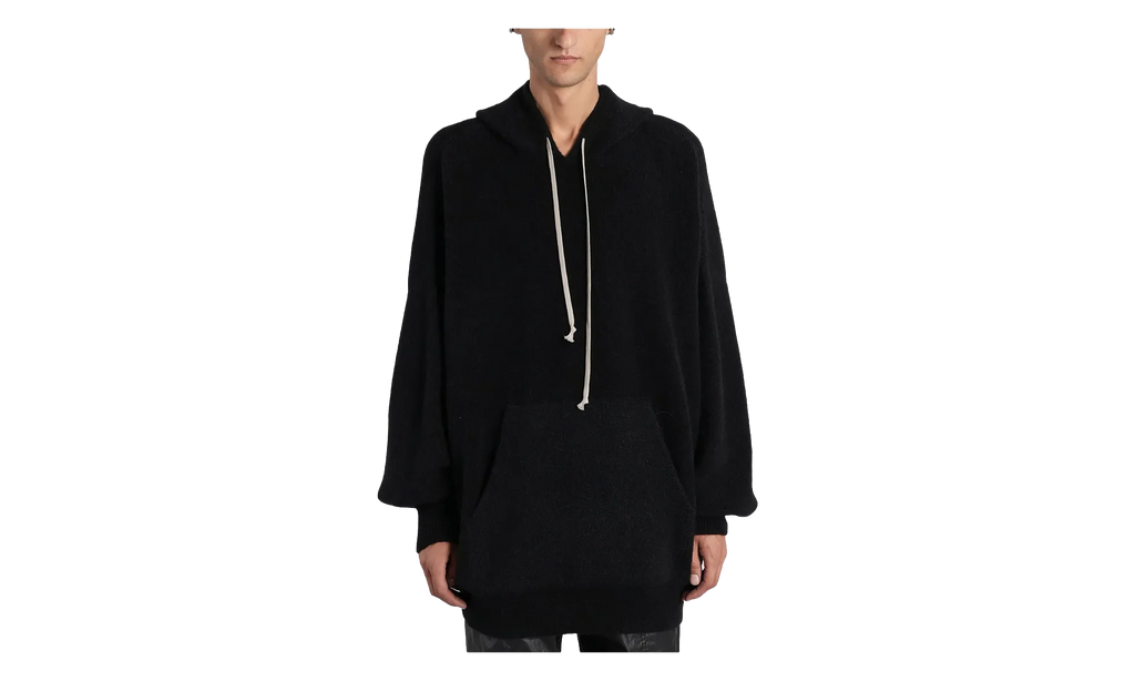 Knitted Hun Hoodie "Black" RR02E1698 KWP 09