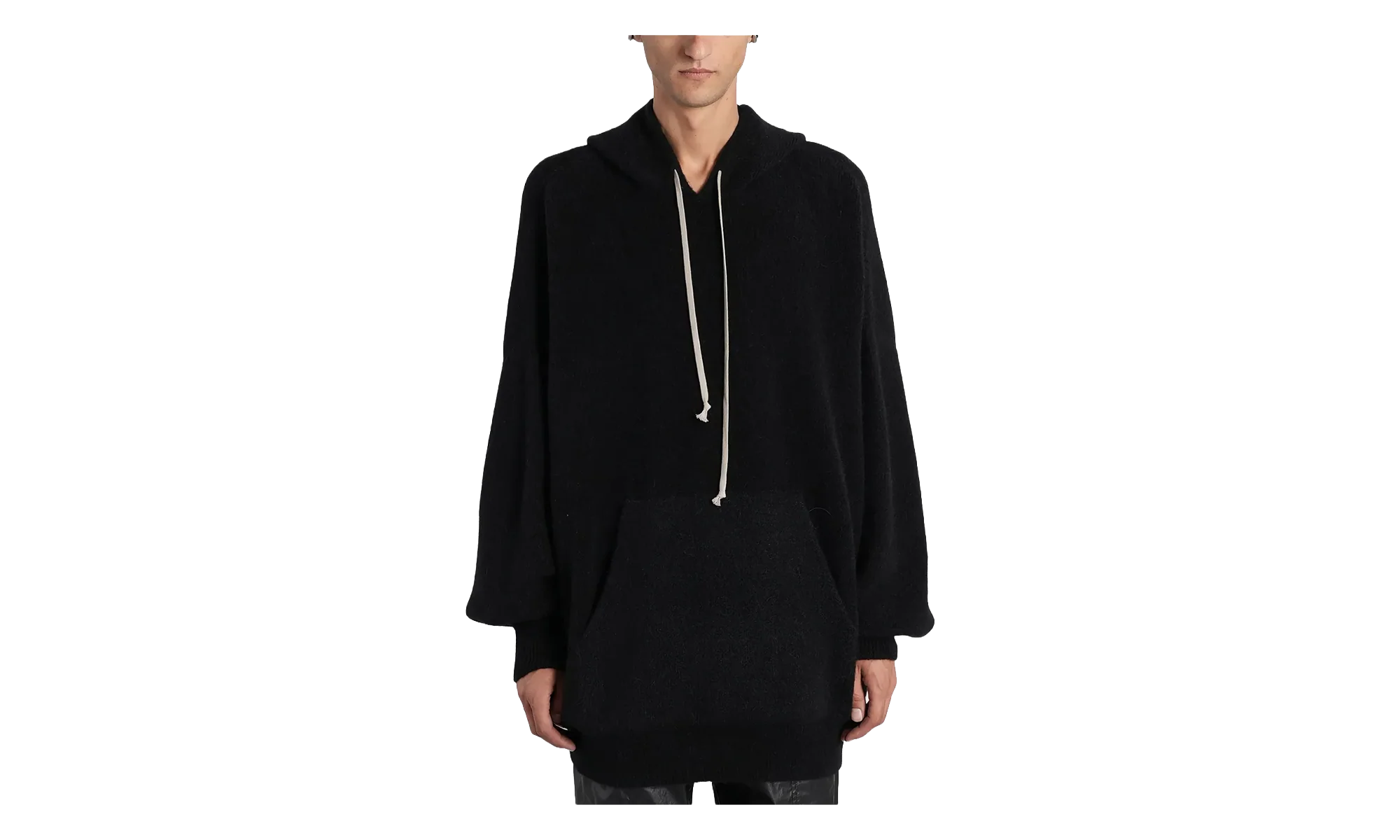 Knitted Hun Hoodie "Black" RR02E1698 KWP 09