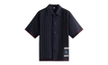 Pinstripe Woodpoint Shooting Shirt "Nocturnal" KHM031018 413