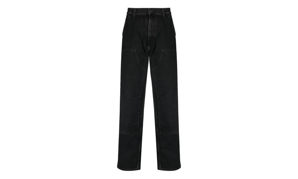 Denim Double Knee Pants "Black Stone Washed" I032699 8906