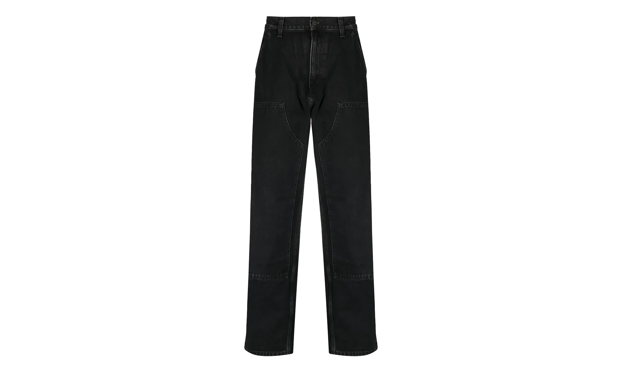 Denim Double Knee Pants "Black Stone Washed" I032699 8906