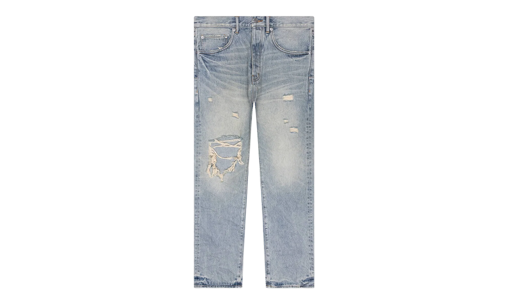 Knee Blowout Dirty Jeans "Light Indigo" P011 KNEB325