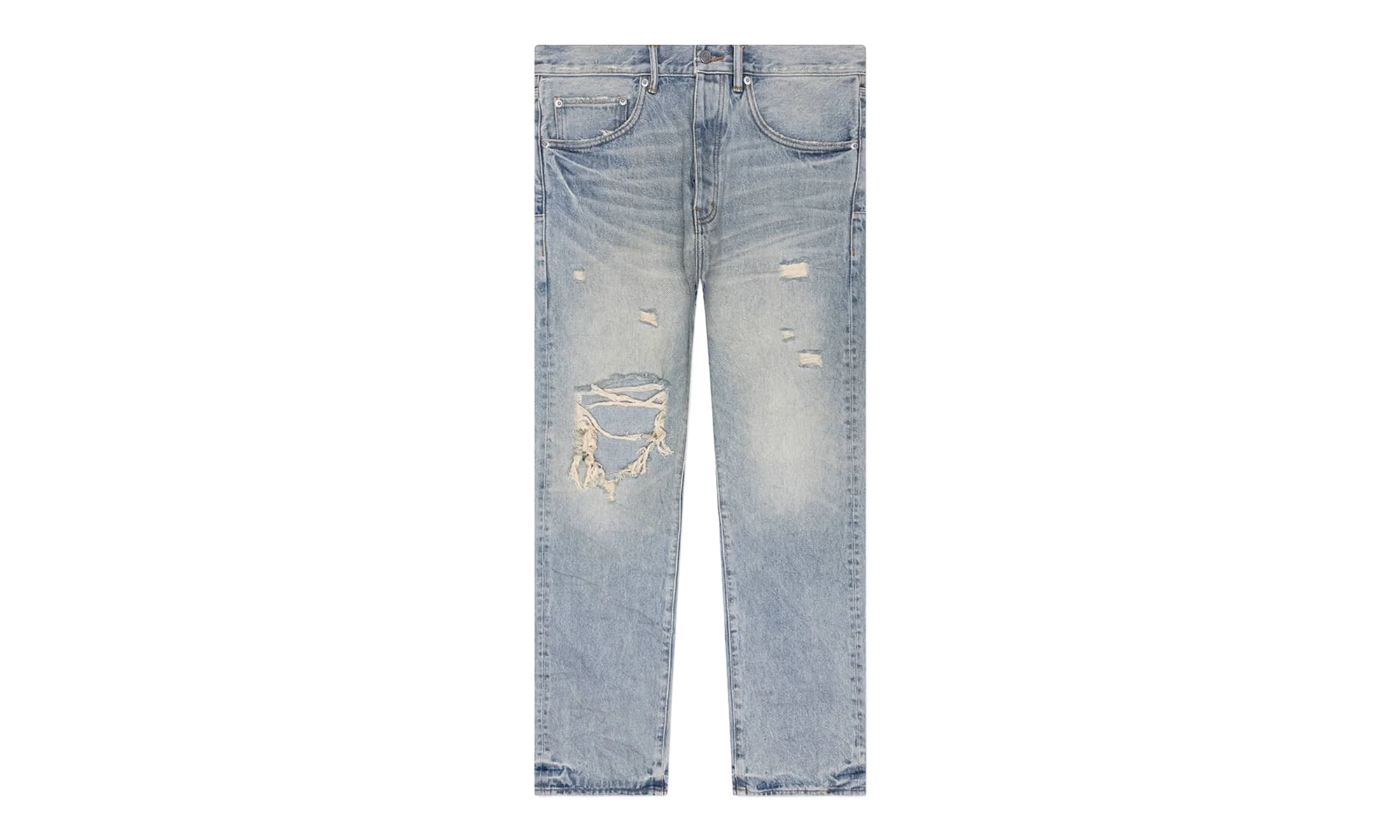Knee Blowout Dirty Jeans "Light Indigo" P011 KNEB325