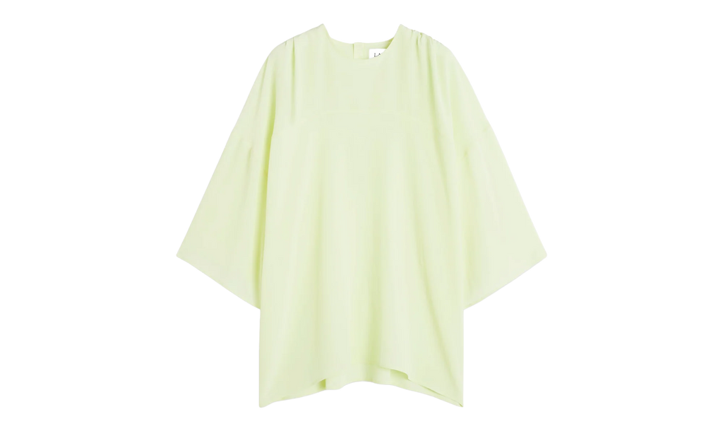 SILK ROUND NECK BLOUSE "CITRON" RW TO0004 4868 P23 87