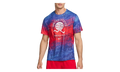 Dri-Fit Usa Miler Printed Running T-Shirt "Bright Crimson / Old Royal / White" FJ3411 635