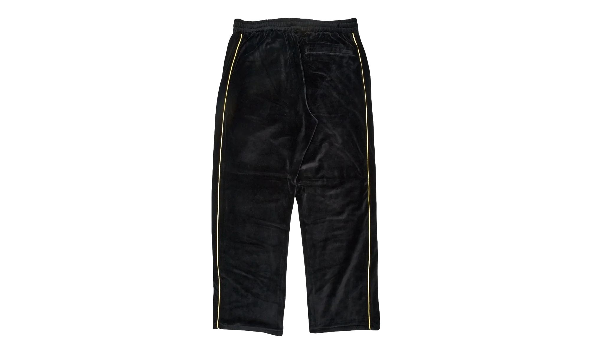 Outline Logo Velour Track Pants "Black / Yellow" SP5der323
