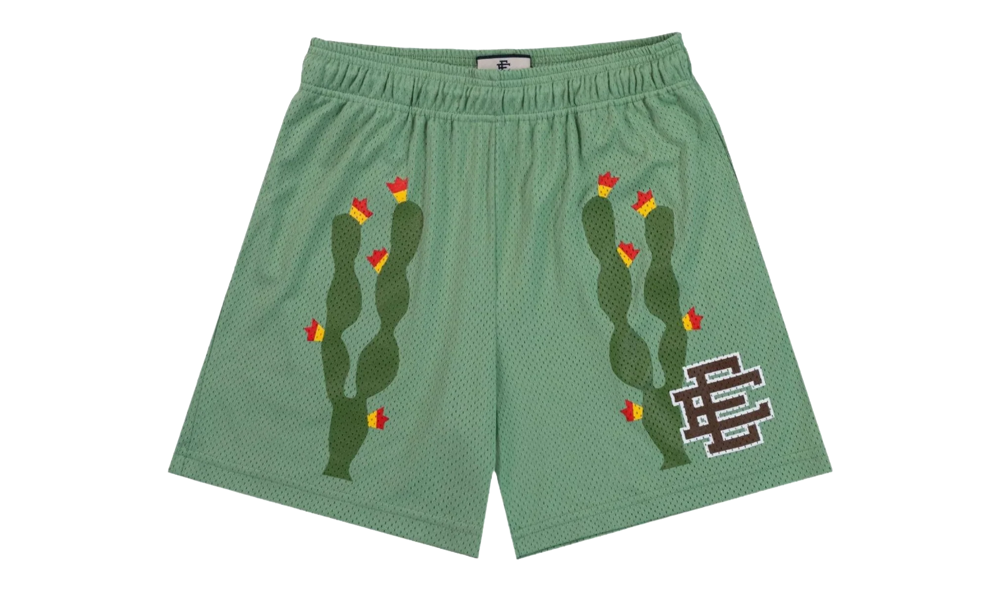 EE Basic Shorts "Cactus Jade Sheen / Brown" EE197